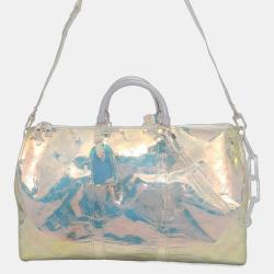 Louis Vuitton Boston Bag Monogram Prism Keepall Bandouliere 50