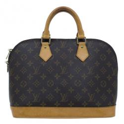 Pre Owned Louis Vuitton Monogram Canvas Alma Tote PM