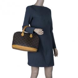 Pre Owned Louis Vuitton Monogram Canvas Alma Tote PM