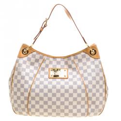 Pre Owned Louis Vuitton Damier Azur Canvas Galliera PM Bag