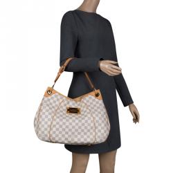 Pre Owned Louis Vuitton Damier Azur Canvas Galliera PM Bag