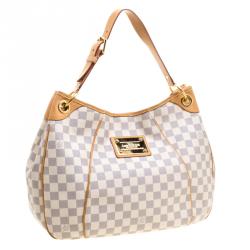 Pre Owned Louis Vuitton Damier Azur Canvas Galliera PM Bag