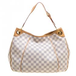 Pre Owned Louis Vuitton Damier Azur Canvas Galliera PM Bag