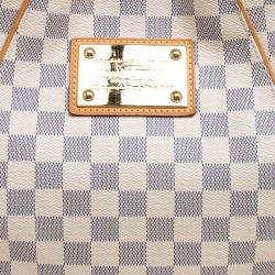 Pre Owned Louis Vuitton Damier Azur Canvas Galliera PM Bag