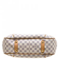 Pre Owned Louis Vuitton Damier Azur Canvas Galliera PM Bag