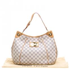 Pre Owned Louis Vuitton Damier Azur Canvas Galliera PM Bag