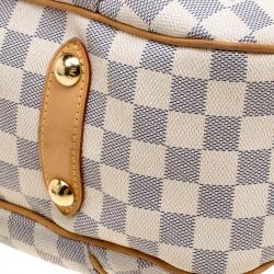 Pre Owned Louis Vuitton Damier Azur Canvas Galliera PM Bag