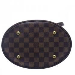 Pre Owned Louis Vuitton Damier Ebene Canvas Petit Bucket Bag