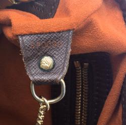 Pre Owned Louis Vuitton Damier Ebene Canvas Petit Bucket Bag