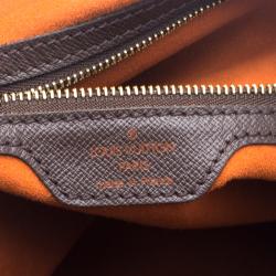 Pre Owned Louis Vuitton Damier Ebene Canvas Petit Bucket Bag