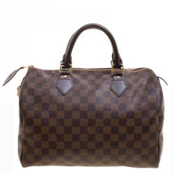 Pre Owned حقيبة لوي فيتون سبيدي 30 كانفاس دامييه أيبين 