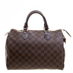 Pre Owned حقيبة لوي فيتون سبيدي 30 كانفاس دامييه أيبين 