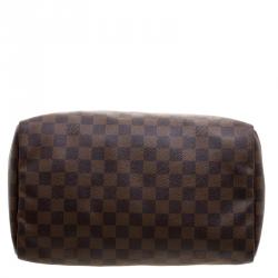 Pre Owned حقيبة لوي فيتون سبيدي 30 كانفاس دامييه أيبين 