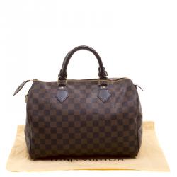 Pre Owned حقيبة لوي فيتون سبيدي 30 كانفاس دامييه أيبين 