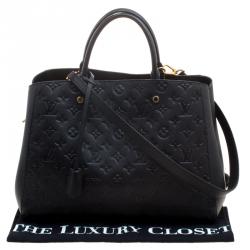 مملوكة مسبقًا حقيبة لوي فيتون مونتغن امبراينت مونوغرامي سوداء GM