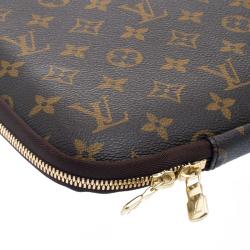 Pre Owned Louis Vuitton Monogram Canvas Sleeve Laptop Case 15