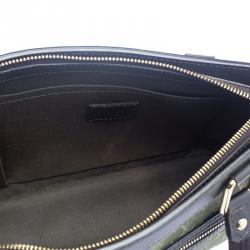 Pre Owned Louis Vuitton Khaki Green Monogram Mini Lin Lucille PM Bag