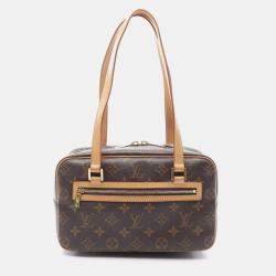 Louis Vuitton Cite Mm Shoulder Bag  Monogram Canvas Brown