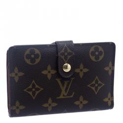 Pre Owned Louis Vuitton Monogram Canvas Port Feuille Vienoise French Purse Wallet