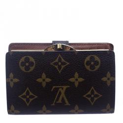 Pre Owned Louis Vuitton Monogram Canvas Port Feuille Vienoise French Purse Wallet