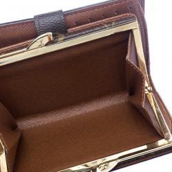 Pre Owned Louis Vuitton Monogram Canvas Port Feuille Vienoise French Purse Wallet