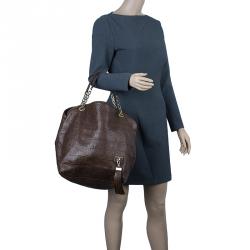 Pre Owned حقيبة لوي فيتون باريس سوبل ويسبر GM جلد بني منقوش