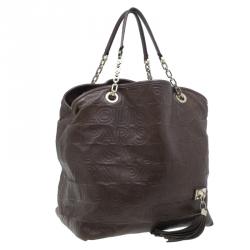 Pre Owned حقيبة لوي فيتون باريس سوبل ويسبر GM جلد بني منقوش