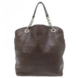 Pre Owned حقيبة لوي فيتون باريس سوبل ويسبر GM جلد بني منقوش