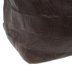 Pre Owned حقيبة لوي فيتون باريس سوبل ويسبر GM جلد بني منقوش