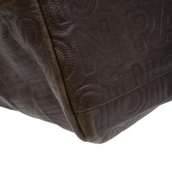 Pre Owned حقيبة لوي فيتون باريس سوبل ويسبر GM جلد بني منقوش