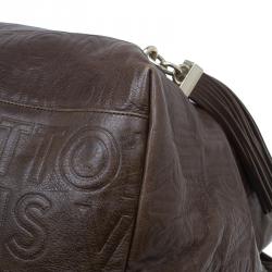 Pre Owned حقيبة لوي فيتون باريس سوبل ويسبر GM جلد بني منقوش