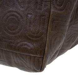 Pre Owned حقيبة لوي فيتون باريس سوبل ويسبر GM جلد بني منقوش