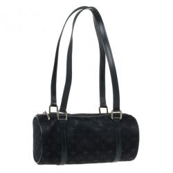 مملوكة مسبقًا Louis Vuitton Black Monogram Satin Mini Papillon