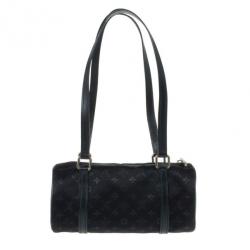 مملوكة مسبقًا Louis Vuitton Black Monogram Satin Mini Papillon