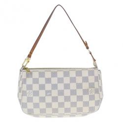 Pre Owned Louis Vuitton Damier Azur Canvas Pochette Accessoires