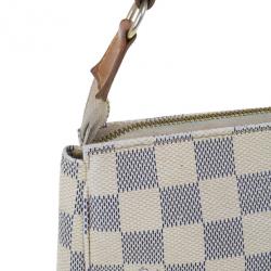 Pre Owned Louis Vuitton Damier Azur Canvas Pochette Accessoires