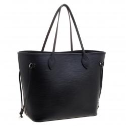 Louis Vuitton Black Epi Leather Neverfull MM Bag
