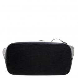 Louis Vuitton Black Epi Leather Neverfull MM Bag
