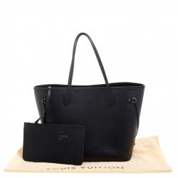 Louis Vuitton Black Epi Leather Neverfull MM Bag
