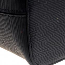 Louis Vuitton Black Epi Leather Neverfull MM Bag