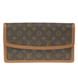 Pre Owned Louis Vuitton Monogram Canvas Pochette Dame GM