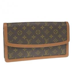 Pre Owned Louis Vuitton Monogram Canvas Pochette Dame GM