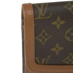 Pre Owned Louis Vuitton Monogram Canvas Pochette Dame GM