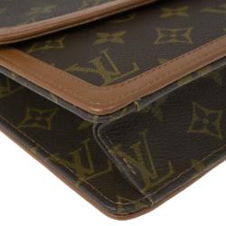 Pre Owned Louis Vuitton Monogram Canvas Pochette Dame GM