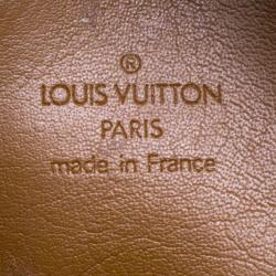 Pre Owned Louis Vuitton Bronze Monogram Vernis Tompkins Square Bag