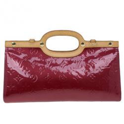 Louis Vuitton Red Monogram Vernis Roxbury Drive Bag | The ReLux