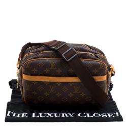 مملوكة مسبقًا حقيبة لوي فيتون ريبورتر كانفاس مونوغرامي PM