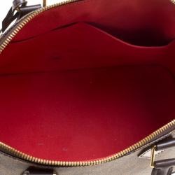 Pre Owned Louis Vuitton Damier Ebene Canvas Alma PM Bag