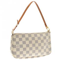 مملوكة مسبقًا حقيبة إكسسوارات صغيرة لوي فيتون كانفاس دامييه آزور