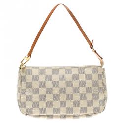 مملوكة مسبقًا حقيبة إكسسوارات صغيرة لوي فيتون كانفاس دامييه آزور